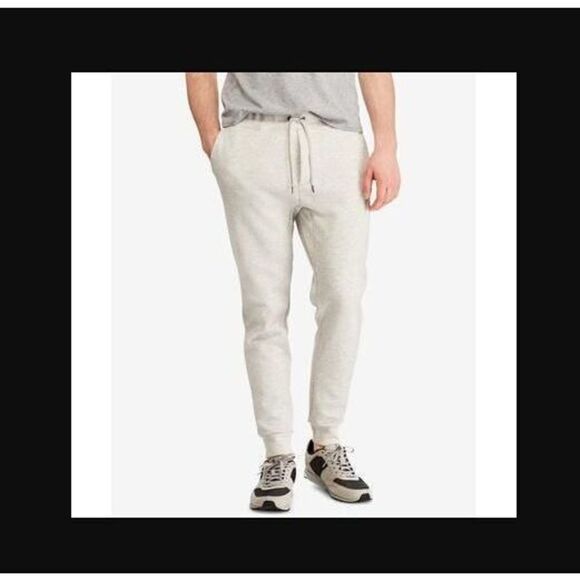 Polo Ralph Lauren Men Big & Tall Sz 4XLT Gray Heather Double-Knit Jogger Pants - Picture 1 of 7